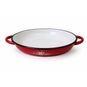 Tojássütő 24 Cm – Retro Zománcozott – 42/24