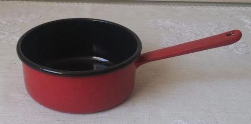 Nyeles Lábas Piros 16 Cm. 115/16