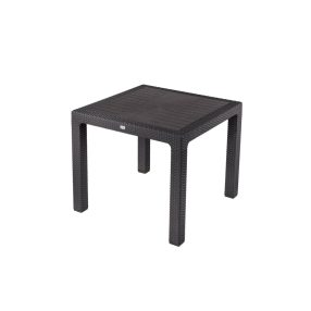 Rattan Asztal 90x90 cm Barna