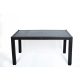 Rattan Asztal Antracit színben 150X90 cm 