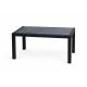 Rattan asztal 150x90 cm – antracit 