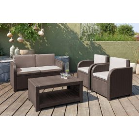 Keter Modena kerti bútor tárolóasztallal 227855