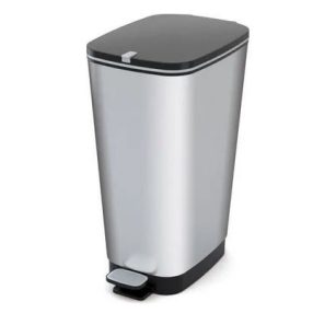 Curver Chic Bin Fémhatású Pedálos Szemetes 45 L