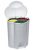 Curver Trio Pedálos Szemetes 2 x 17 L +1 x 6 L