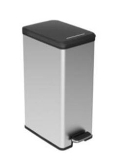Slim Fémhatású Szemetes 40 L