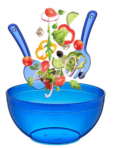 Séf Salátás Szett 28X24 Cm 10727