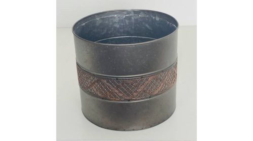 Bádog Kaspó Henger Réz 232-B-46/XL 