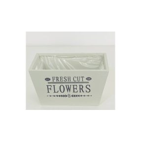 Fa Kaspó Fehér Tégla 232-W-206/M 