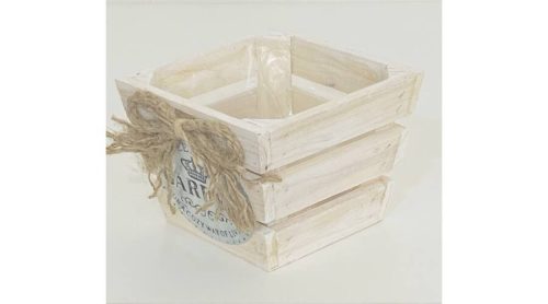 Fa Kaspó Natur Kocka 232-W-207/S 