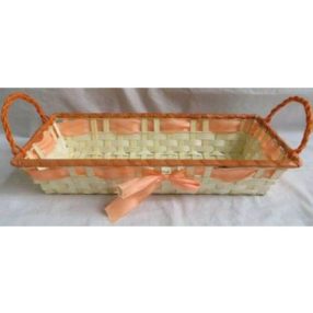 Bambusz Kosár Tégla Narancs Sz 8-97 BAMBUSZ