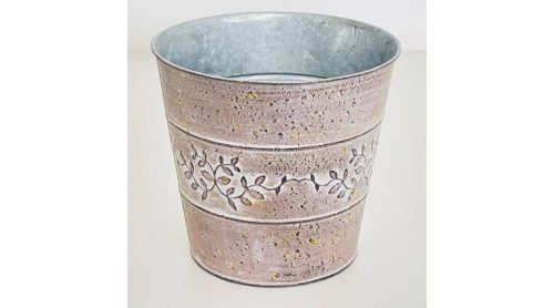 Bádogkaspó Kerek Pink 140-B-22-31 