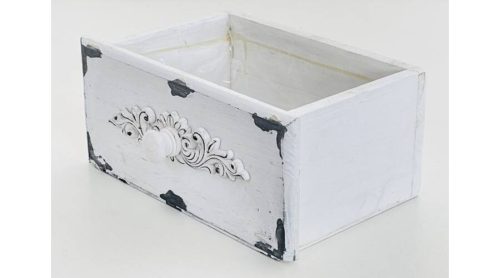 Vintage Fehér Kaspó 140-W-22-75 