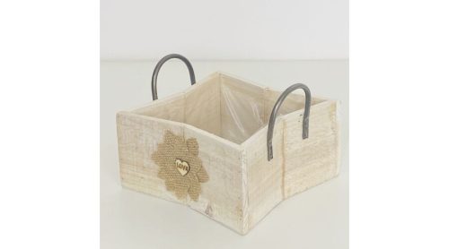 Fa Kaspó Barna Virág 232-W-211/S 