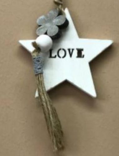 Ajtó Dísz Csillag Love 210-AD-13 AJ