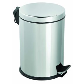 Fém Pedálos Szemetes 5 Lt Inox 403 