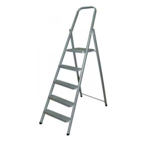 Eurogold Létra 5 fokos fém 150kg-ig