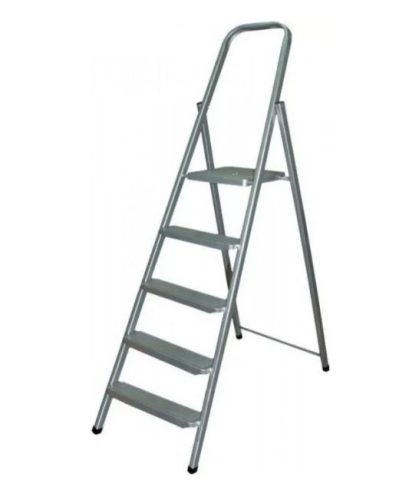 Eurogold Létra 5 fokos fém 150kg-ig