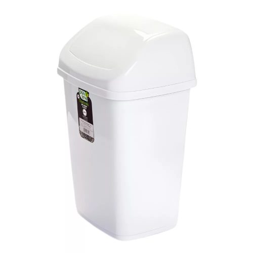 Poly Time Fantastic Szemetes, billenős 5 L Fehér