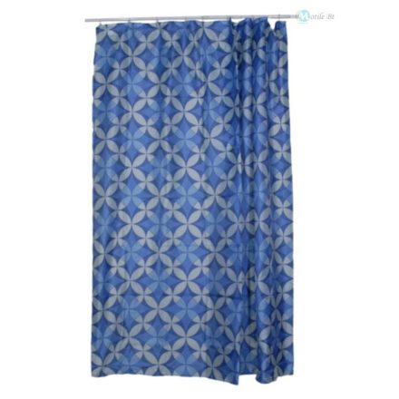 Zuhanyfüggöny kék színű 180x200 cm