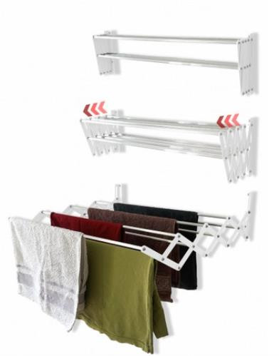 Falra szerelhető harmonika ruhaszárító 95 cm