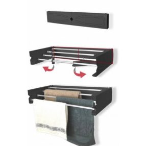 Ruhaszárító Falra szerelhető 75 cm 1001-02M 