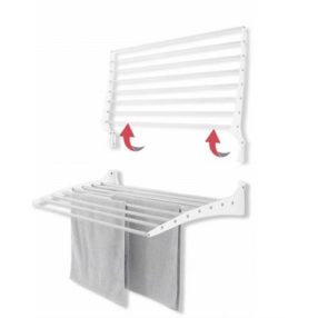   Ruhaszárító Falra szerelhető összecsukható 55 cm 1002-01S 