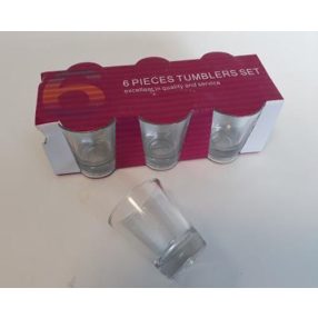 Schnaps,feles  pohár 6 db-os