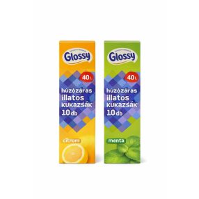   Glossy húzózsinóros illatos szemeteszsák 40 L  K-11123-0309