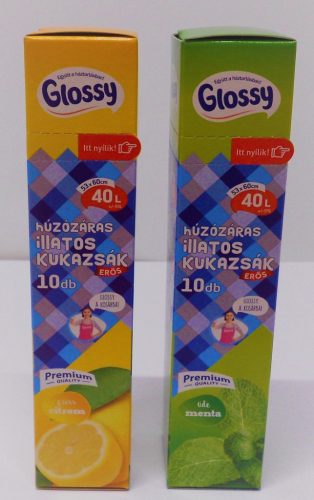  HÚZÓZÁRAS SZEMETES ZSÁK 40L ILLATOS