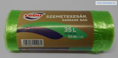 Szemeteszsák 35L 50DB/TEKERCS Cebu