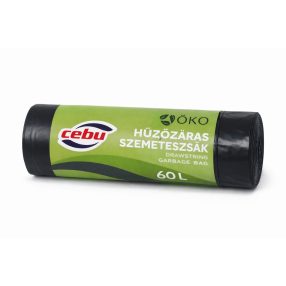 Cebu öko húzózsinóros szemeteszsák 60 L K-11153-0410