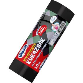 Újrahasznosított bivalyerős kukazsák 160L 10 db/tekercs
