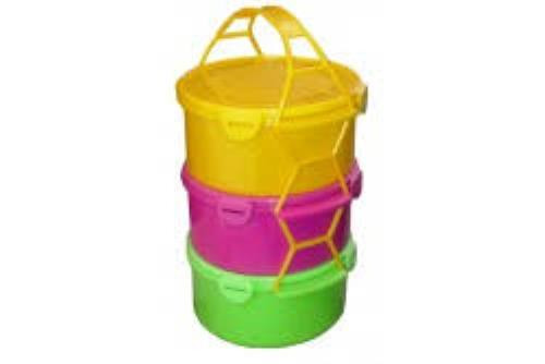 Éthordó Színes Csatos Tetővel 3X1,5 L