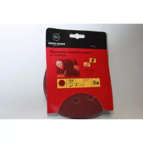 Tépőzáras Csiszoló 5 Db-Os 150Mm -Es 8Lyukas 100 Méret