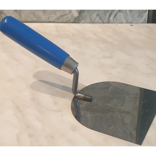 Rozsdamentes Glettelő Kanál 12Cm Kék Fanyél