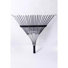 Lombgereblye Fém 18 Fog Fekete