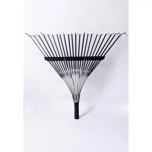 Lombgereblye Fém 18 Fog Fekete