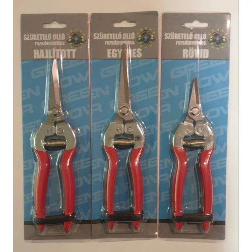 Metszőolló Szüretelő Blisteren..Rozsdamentes .