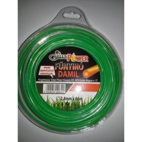 Műanyag Vágószál 2,4 Mm Kör Alaku 86 Méter