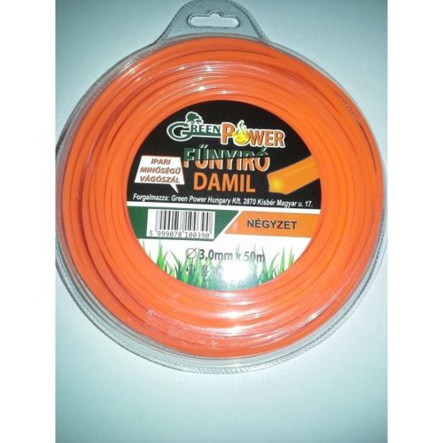 Műanyag Vágószál 3Mm Négyszög 50 M