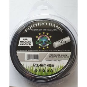 Műanyag Vágószál Alu 1Lb Kör 2,4Mm 86 Méter