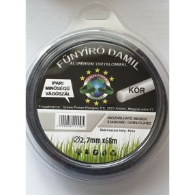 Műanyag Vágószál Alu 1Lb Kör 2,7Mm 68 Méter