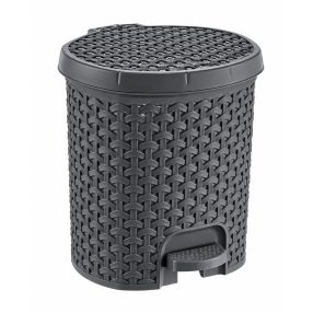   Hobby Life Rattan hatású pedálos szemetes 5,5 L – 01 1121