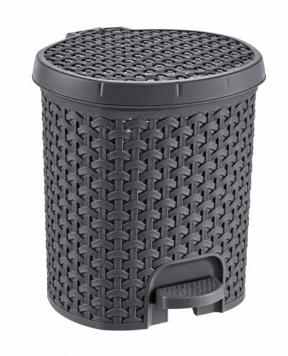 Hobby Life Rattan hatású pedálos szemetes 5,5 L – 01 1121
