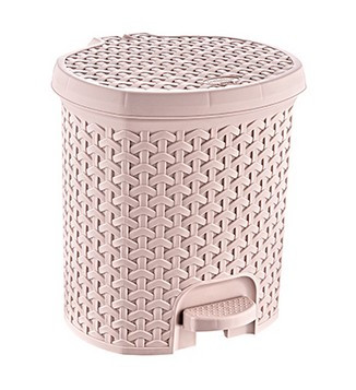 Rattan hatású pedálos szemetes  3 L  19,5×20,5×20,5 cm  01 1120