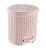 Rattan hatású pedálos szemetes  3 L  19,5×20,5×20,5 cm  01 1120