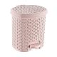 Rattan hatású pedálos szemetes  3 L  19,5×20,5×20,5 cm  01 1120