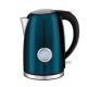 Berlinger Haus Metallic Aquamarine Line rozsdamentes acél elektromos vízforraló termosztáttal, 1,7 liter, 2200 W, sötétkék metál BH-9071