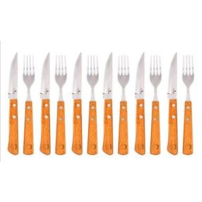   Berlinger Haus 12 részes steak késkészlet, fa nyéllel BH-2105N 