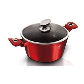   Berlinger Haus Burgundy Metallic Indukciós lábas 30 cm-es BH-6192